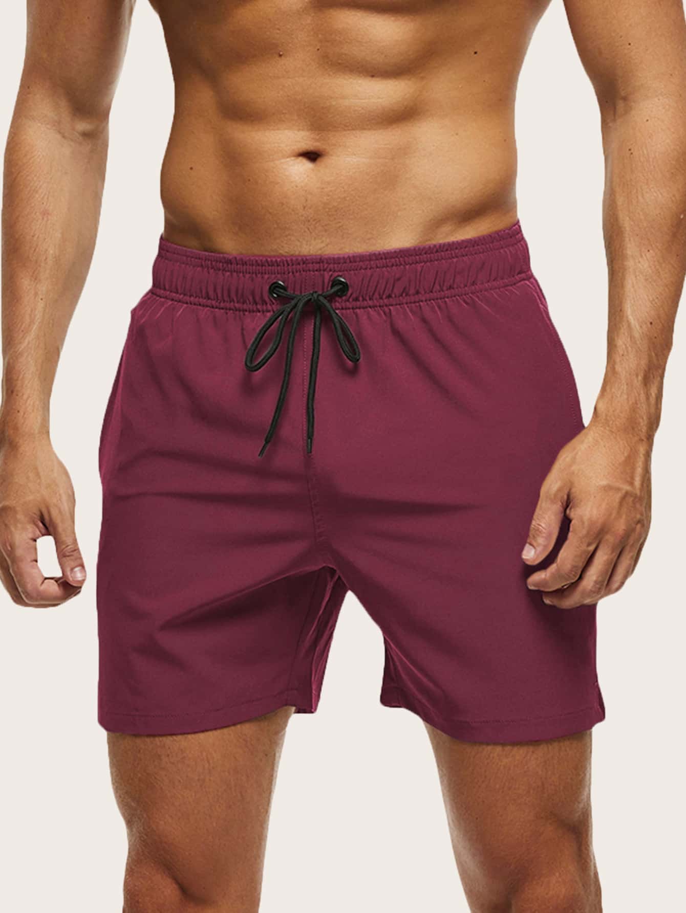 Nowoczesne Męskie Spodenki Kąpielowe Szybkoschnące na Lato