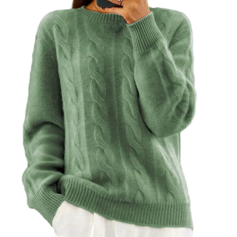 Sweter Celine – Ekskluzywny Wełniany Model z Klasycznym Splotem