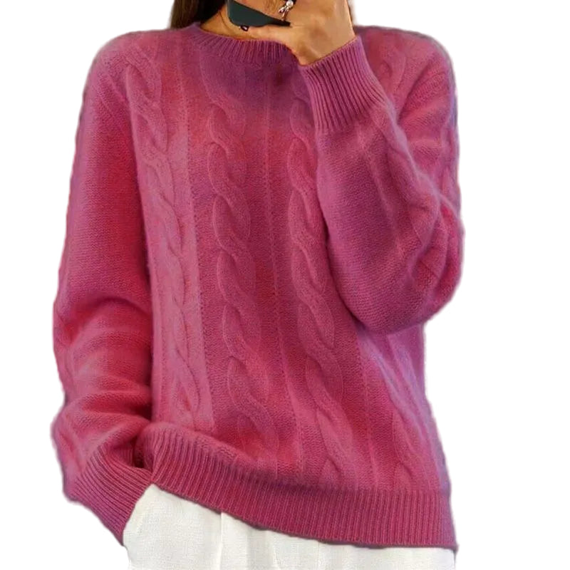 Sweter Celine – Ekskluzywny Wełniany Model z Klasycznym Splotem